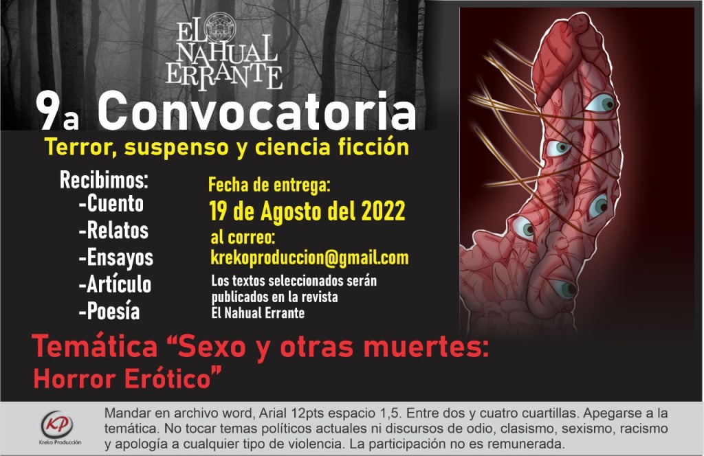9a Convocatoria ¡Horror Erótico!